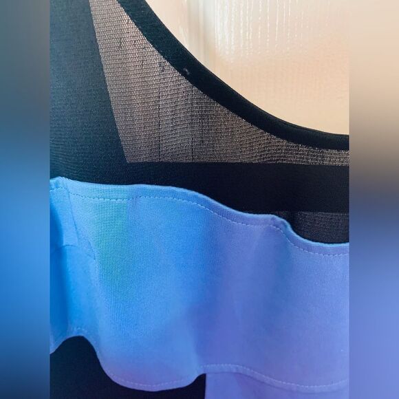 Eva Colorblock Mesh Dress - Picture 3 of 3